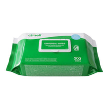 Load image into Gallery viewer, Clinell Universal Surface Wipes - Pack of 200