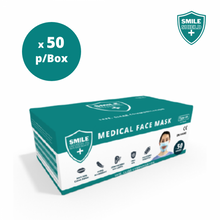 Load image into Gallery viewer, Smile Shield Type IIR Face Masks With Clear Panel (Box of 50 Masks)