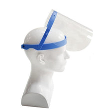 Load image into Gallery viewer, Adjustable Face Shield Visor - 1 Frame and 10 Visors - Reusable