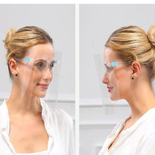 Load image into Gallery viewer, Clear Glasses Style Face Shield Changeable Visors - Includes 5 Visors