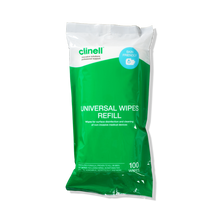 Load image into Gallery viewer, Clinell Universal Wipes Tub Refill - 100 Wipes - CWTUB100R