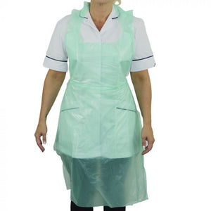 Premium Green Aprons On A Roll - 27 x 42"