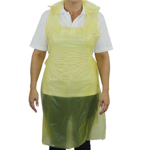 Premium Yellow Aprons On A Roll - 27 x 42"