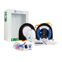 Load image into Gallery viewer, HeartSine Samaritan PAD 350P Defibrillator with Indoor Cabinet and AED Responder Kit