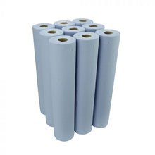 Load image into Gallery viewer, Essentials 2 Ply 20" Blue Couch Rolls - 50cm x 40m