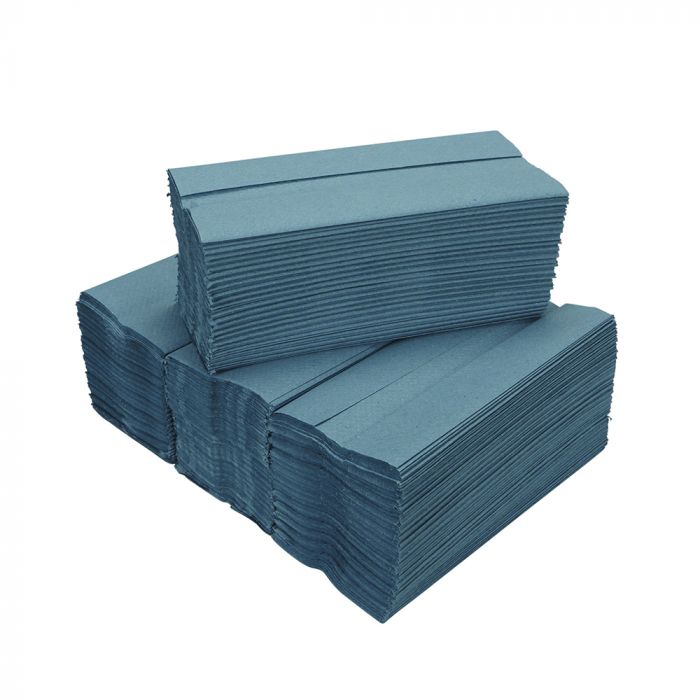 1 Ply Blue C Fold Hand Towels