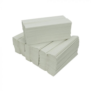 2 Ply White V Fold Hand Towels