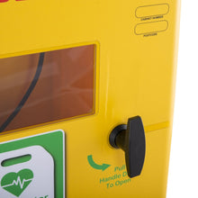 Load image into Gallery viewer, Polycarbonate Outdoor Defibrillator Cabinet with Heating System and Interior Light Green