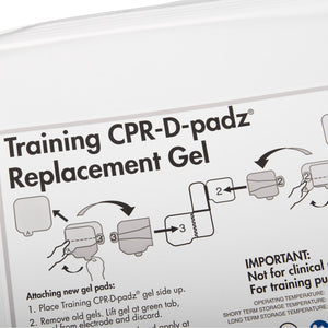 Zoll AED Plus Trainer Replacement Gel Pads - 5 pairs Zoll 8900-0803-01