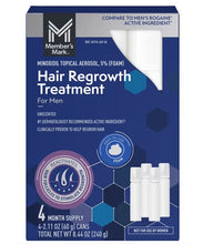 Load image into Gallery viewer, Members Mark Minoxidil Foam 5% - 2 Month Supply

