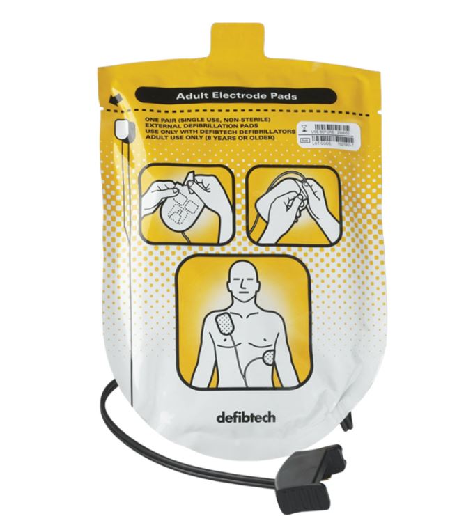 Defibtech Lifeline AED/AUTO Adult Defibrillation Pads. DDP-100