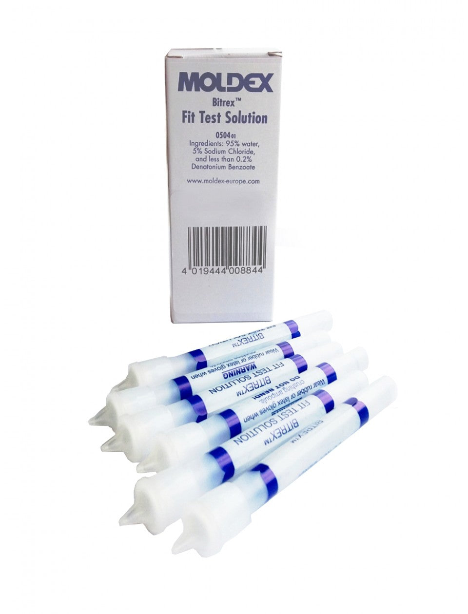 Moldex 0504 Bitrex Test Solution 2.5ml Ampoule (Pack of 6)