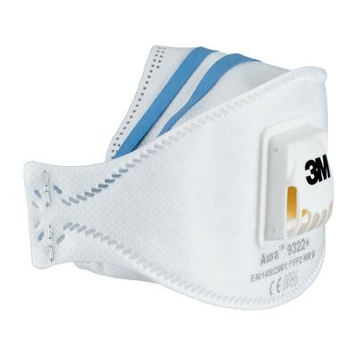 3M Aura 9322+ FFP2 Valved Respirator – Medical Care Essentials