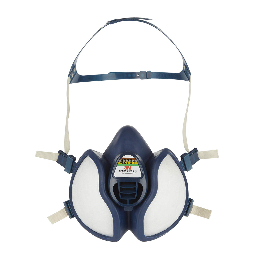 3M FFP3 4279+ Maintenance-Free FFABEK1P3 Half-Face Respirator Mask