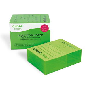 Clinell Indicator Notes Green - 1000 Self adhesive notes