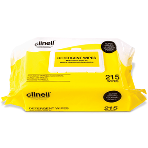 Clinell Detergent Wipes Pack of 215