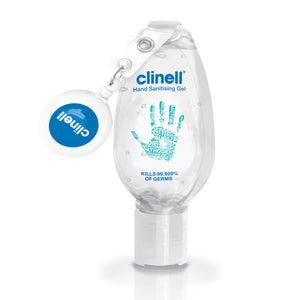 Clinell Hand Sanitising Gel with Retractable Clip - Pocket Size