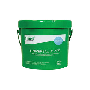 Clinell Universal Wipes Bucket - 225 Wipes