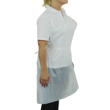 Load image into Gallery viewer, Premium White Aprons In Dispenser Pack - 27 x 42&quot;
