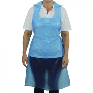 Premium Blue Aprons On A Roll - 27 x 42"