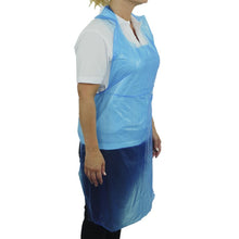 Load image into Gallery viewer, Premium Blue Aprons In Dispenser Pack - 27 x 42&quot;
