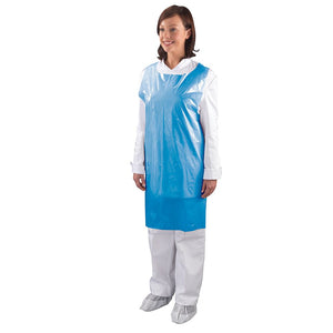 Blue Aprons In Dispenser Pack - 27 x 42"