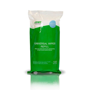 Clinell Universal Wipes Tub Refill-100 Wipes