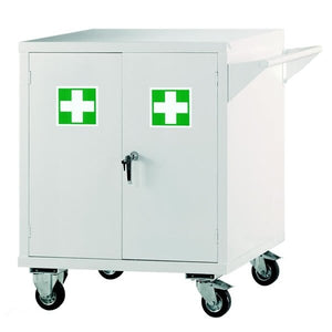 Mobile First Aid Storage Cabinets 915x915x600mm