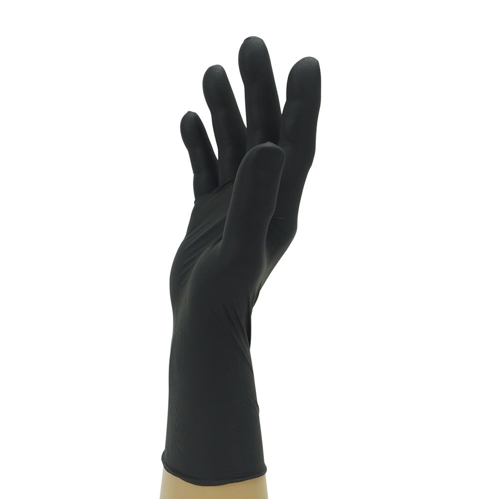 Nitrile Gloves Black Size XL AQL 1.5 (100 Units)