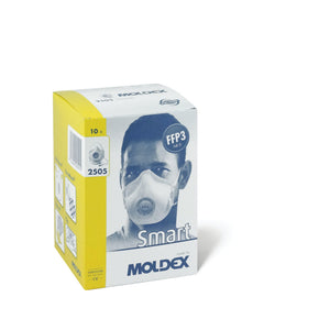 Moldex 2505 Dust Masks, Valved, FFP3, Pack of 10
