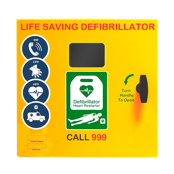 Outdoor Defibrillator Cabinet with Heater and LED Light