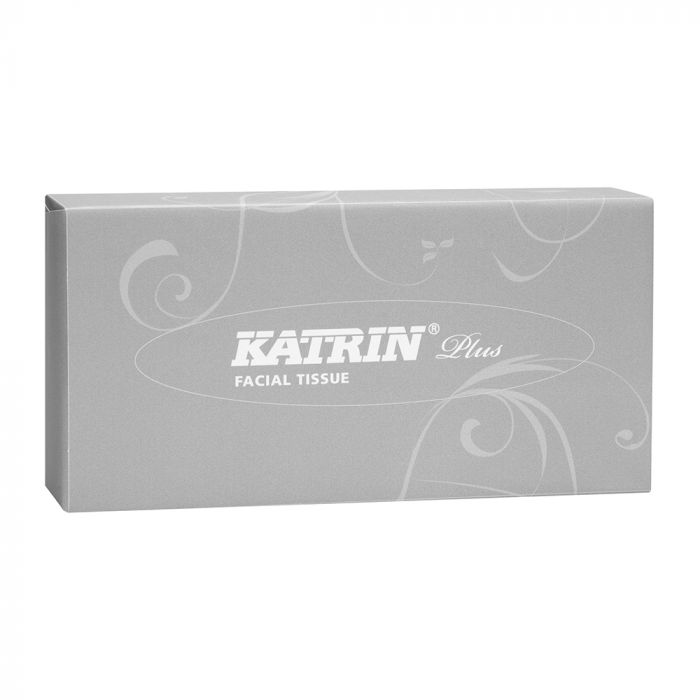 11797 Katrin Plus Facial Tissues 2 Ply White Case - Box of 100
