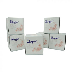 Whisper Luxi 2 ply Cube Luxury Facial Tissues - Box of 70