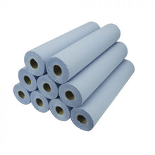 Load image into Gallery viewer, Essentials 2 Ply 20&quot; Blue Couch Rolls - 50cm x 40m
