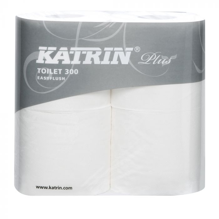 105003 Katrin Plus Toilet 300 Easy Flush 2 Ply Toilet Roll