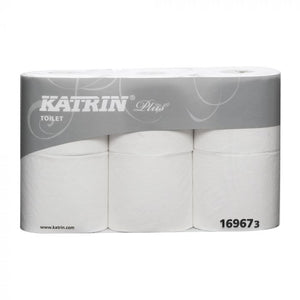 53896 Katrin Plus Toilet 143 3 Ply Toilet Rolls