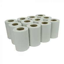 Load image into Gallery viewer, Essentials 2 Ply White Mini Centrefeed Rolls 175mm x 65m
