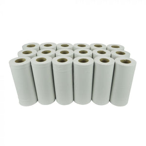 Optimum Luxury 2 Ply 10" White Wiper Rolls - 50m