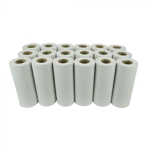 Essentials 2 Ply 10" White Wiper Roll - 40m