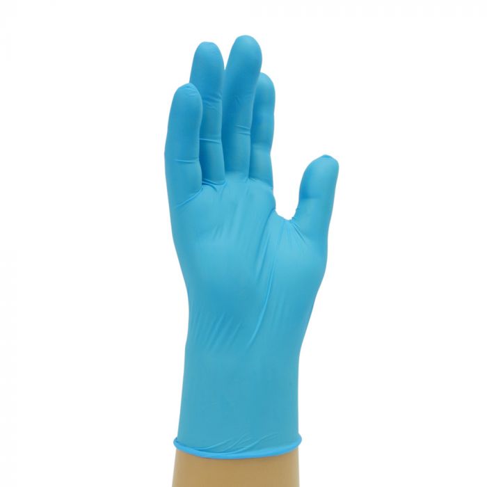 Blue Nitrile Powder Free Gloves AQL 4